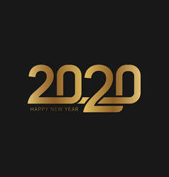 New year 2020 design Royalty Free Vector Image