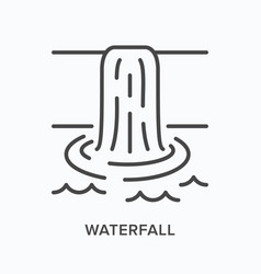 Waterfall Symbol On Map Waterfall Symbol Vector Images (Over 2,900)