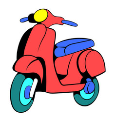 Cartoon scooter Royalty Free Vector Image - VectorStock