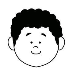 Cartoon Man Curly Hair Vector Images Over 940