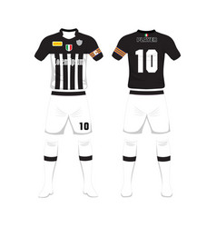 football jersey front back uniform template vector images