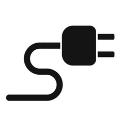 Car electric plug icon outline auto part Vector Image