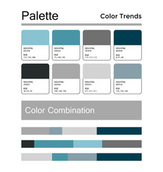 Color palette harmonious combination codes Vector Image