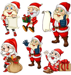 Santa claus Royalty Free Vector Image - VectorStock