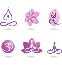 Zen and yoga logos Royalty Free Vector Image - VectorStock