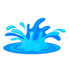 Element water splashes animation frame set Vector Image