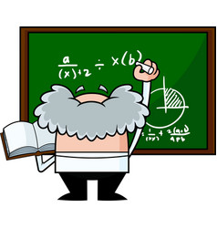 Cartoon professor Royalty Free Vector Image - VectorStock