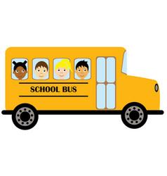 School bus Royalty Free Vector Image - VectorStock