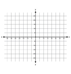 3d coordinate axis Royalty Free Vector Image - VectorStock