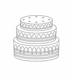 Cake Royalty Free Vector Image - VectorStock