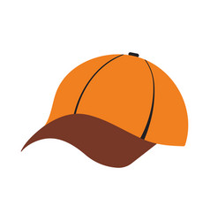 Camp cap set fashion flat technical drawing Vector Image