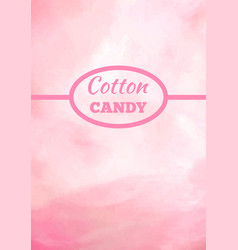 Cotton Candy Royalty Free Vector Image - Vectorstock