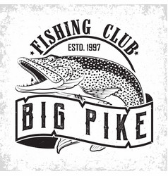 Fishing club logo Royalty Free Vector Image - VectorStock