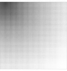 Halftone dots black dots on white Royalty Free Vector Image