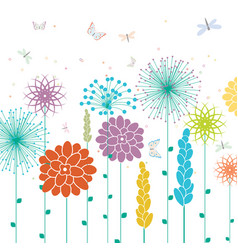 Spring flowers Royalty Free Vector Image - VectorStock
