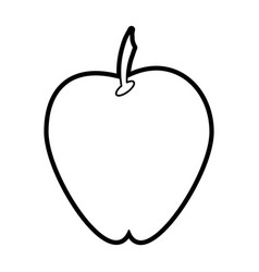 Apple Uncolored Vector Images (41)