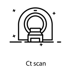 Ct scan Royalty Free Vector Image - VectorStock