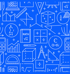 Math education background Royalty Free Vector Image