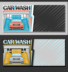 Logo for car wash Royalty Free Vector Image - VectorStock