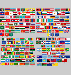 Flags of the world Royalty Free Vector Image - VectorStock