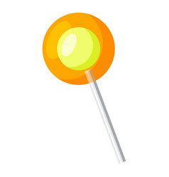 Red lollipop icon cartoon style Royalty Free Vector Image