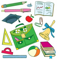 School doodles Royalty Free Vector Image - VectorStock