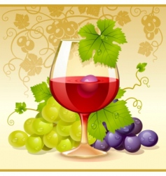 Grape frame Royalty Free Vector Image - VectorStock