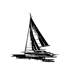 Yachts Royalty Free Vector Image - VectorStock