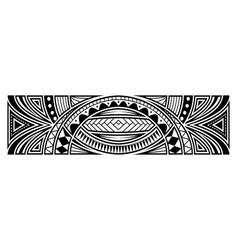 Abstract Tribal Art Tattoo Border Royalty Free Vector Image