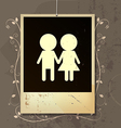 nostalgia of couples love vector image vector image