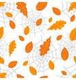 autumn seamless pattern vector image