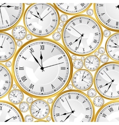 Clocks seamless Royalty Free Vector Image - VectorStock