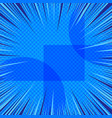 abstract comic blue background vector image