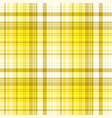 seamless pattern in yellow and white colors vector image