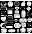 set of handmade stamps for mail postage delivery vector image vector image