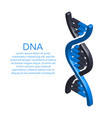 dna badge icon stamp logo vector image vector image