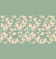 seamless background with floral ornament vector image vector image