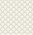 black semicircles fish scales seamless pattern vector image vector image