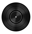 vinyl audio disc vector image vector image