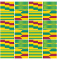 african tribal kente cloth style seamless vector image