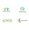 adoption and community care logo template vector image