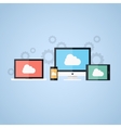 cloud computing vector image vector image