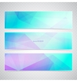 colorful horizontal set of banners vector image