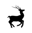 deer silhouette icon design template isolated vector image vector image