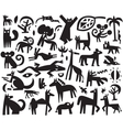 animals doodles vector image