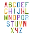colorful font vector image