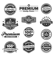 premium quality badges vector image