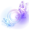background with soft transparent circle vector image vector image