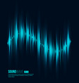 digital equalizer sound wave vector image