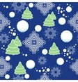 christmas seamless pattern vector image